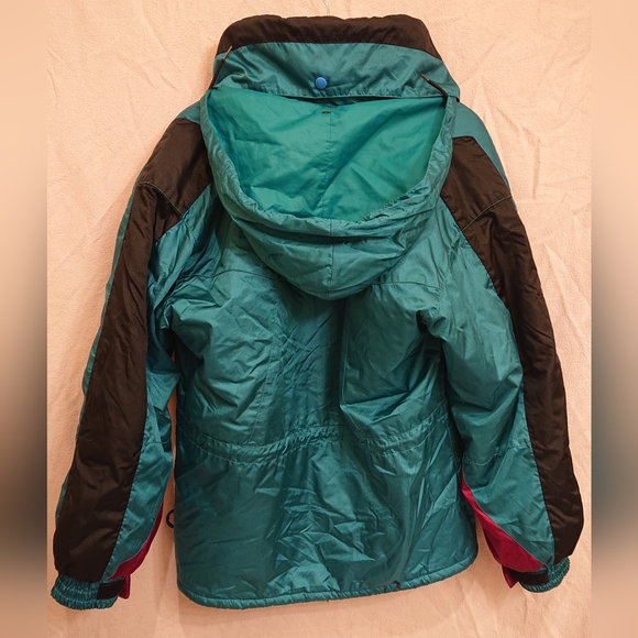 Dreimar Vintage Teal/Purple/Black Ski Jacket - Picture 3 of 5